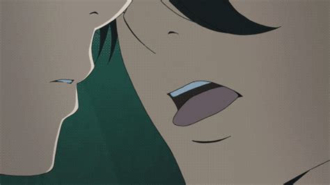 anime kiss with tongue